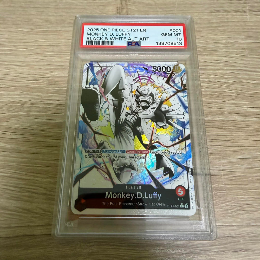 Monkey.D.Luffy (Parallel) [Starter Deck EX: Gear 5] PSA 10 (138708513) Graded Card