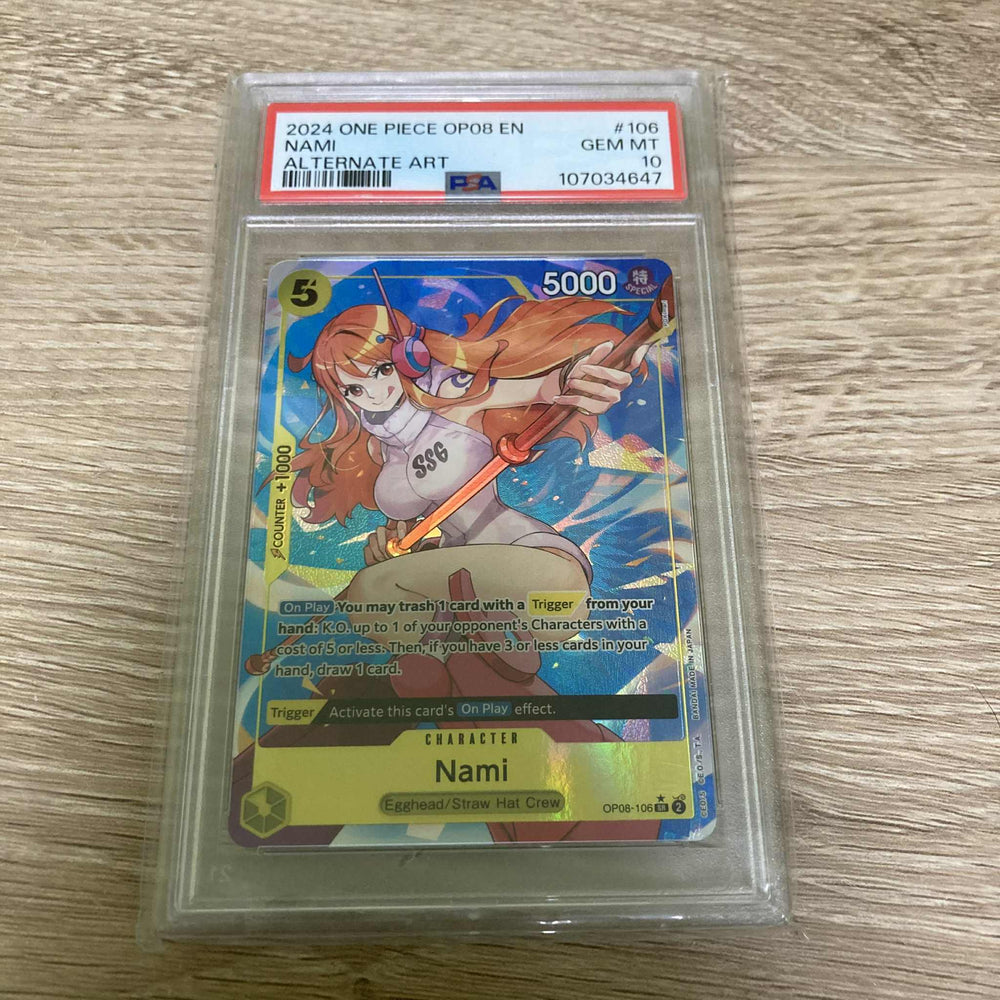 Nami (Parallel) [Two Legends] PSA 10 (107034647) Graded Card