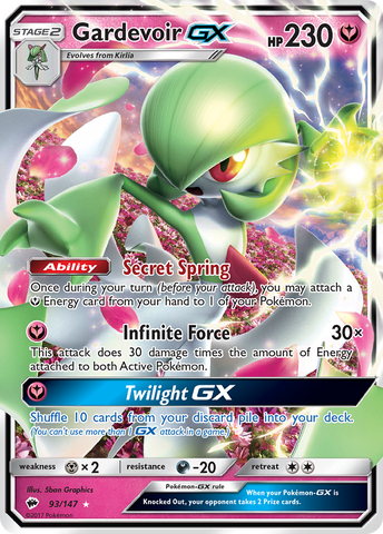 Gardevoir GX (93/147) [Sun & Moon: Burning Shadows]