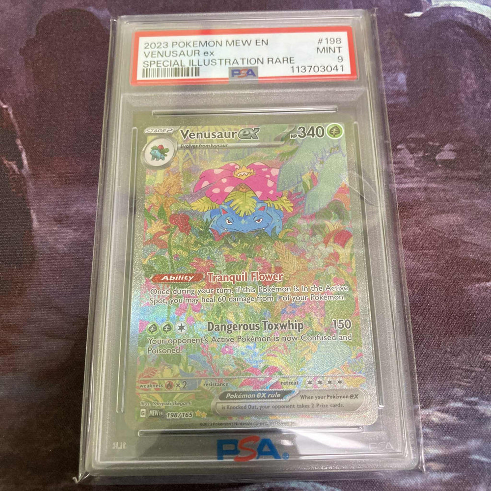 Venusaur ex (198/165) [Scarlet & Violet 151] PSA 9 (113703041) Graded Card