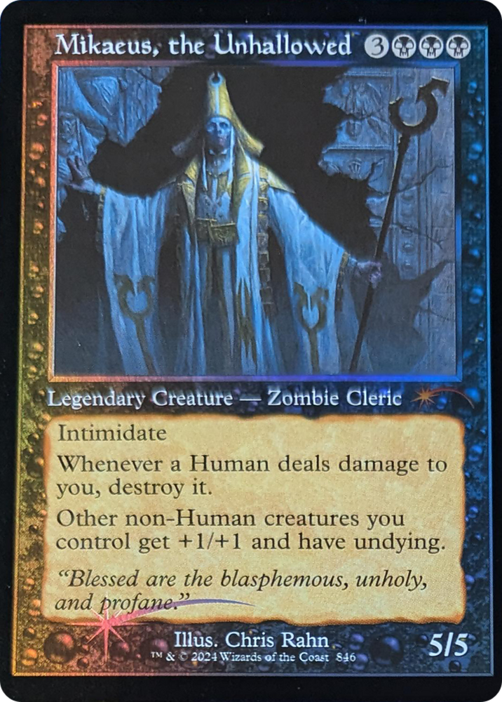 Mikaeus, the Unhallowed (Retro Frame) [Secret Lair Drop Series]