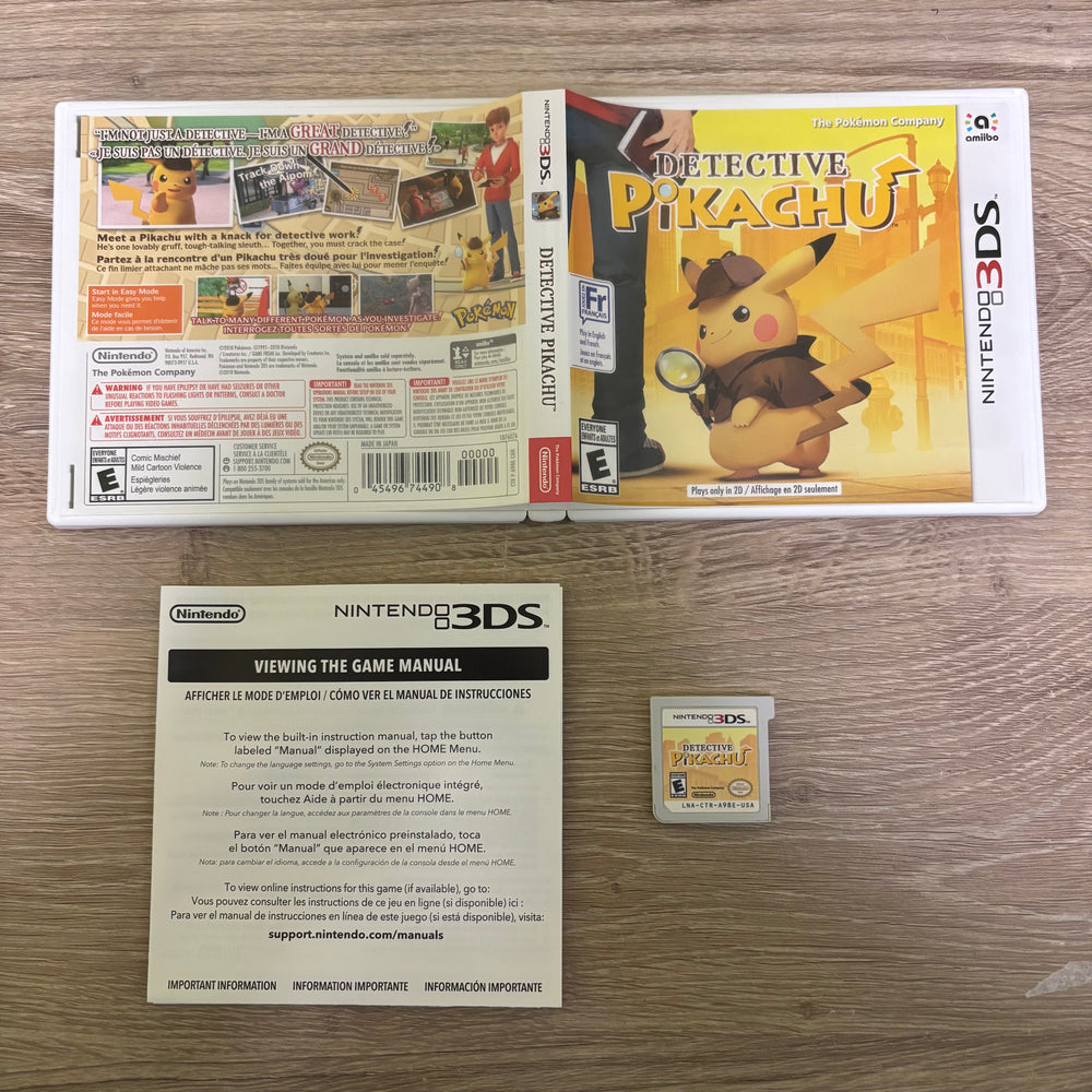 Detective Pikachu Nintendo 3DS