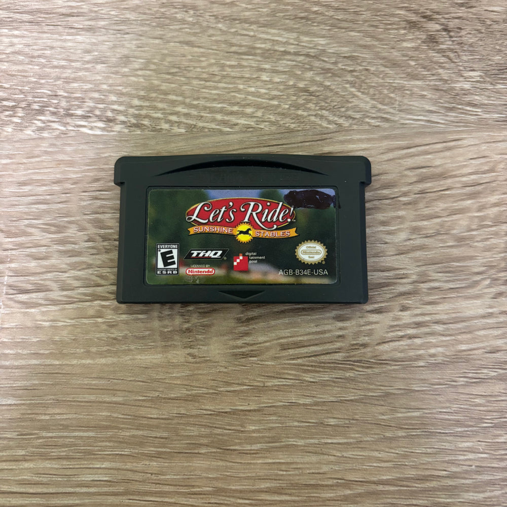 Let's Ride Sunshine Stables GameBoy Advance