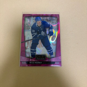 24/25 OPC Platinum Toronto Maple Leafs Mitch Marner Pink Magma card #31 Sports Card