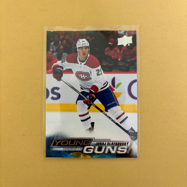2022-23 Upper Deck Series 2 Juraj Slafkovsky Young Guns Montreal Canadiens #451 Sports Card