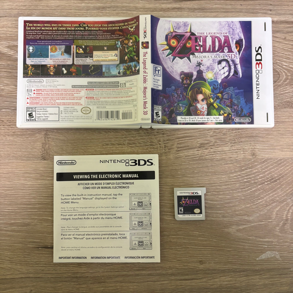 Zelda Majora's Mask 3D Nintendo 3DS