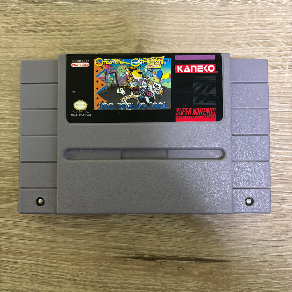 Chester Cheetah Too Cool to Fool Super Nintendo