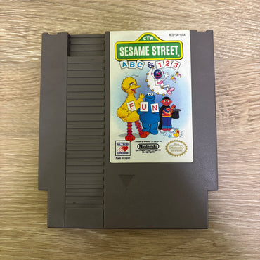 Sesame Street ABC and 123 NES