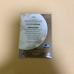 2023-24 SP Authentic Curated Signatures Auto Bowen Byram /99 #SPC-BB Colorado Sports Card