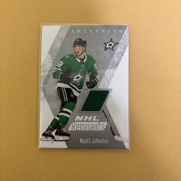2025/26 Upper Deck Artifacts NHL Remnants Wyatt Johnston Jersey Dallas Stars NR-32 Sports Card