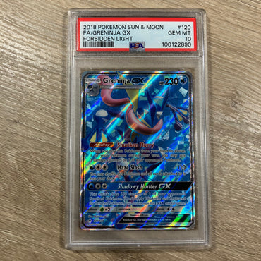 Greninja GX - 120/131 - Full Art Ultra Rare PSA 10 (100122890) Graded Card