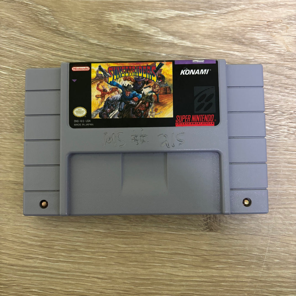 Sunset Riders Super Nintendo