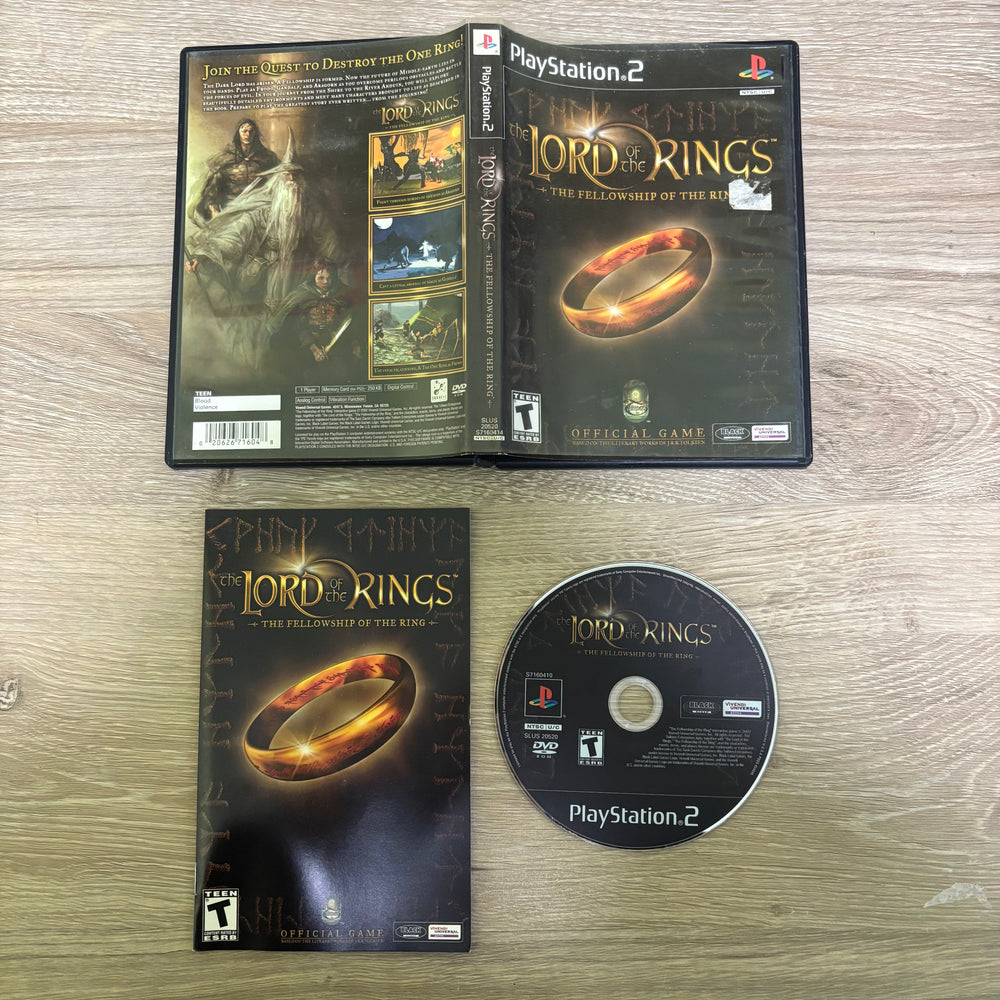 Lord of the Rings Fellowship of the Ring Playstation 2