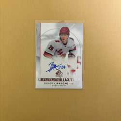 2024-25 SP Authentic Future Watch Auto Bradly Nadeau /999 #148 Carolina Sports Card