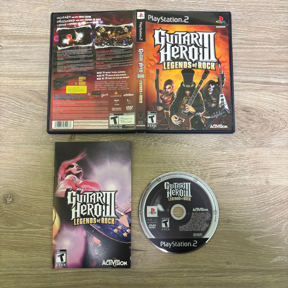 Guitar Hero III Legends of Rock Playstation 2