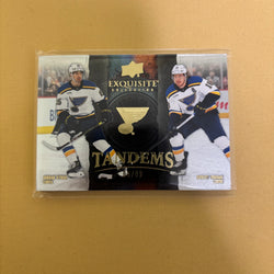 2024/25 Upper Deck Exquisite Collection Tandems Jordan Kyrou/Robert Thomas /99 ET-KT Sports Card