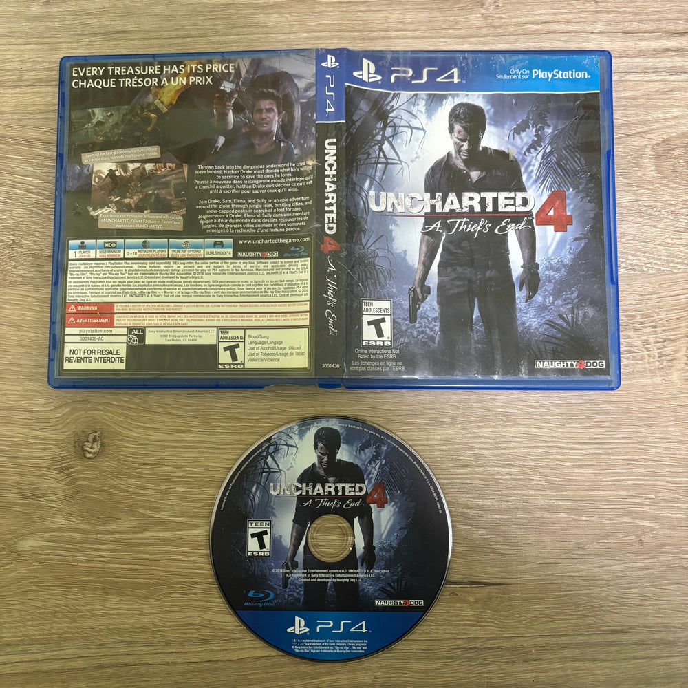 Uncharted 4 A Thief's End Playstation 4