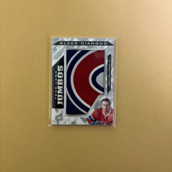 2024/25 Upper Deck Black Diamond Team Logo Jumbos Jean Beliveau Montreal Canadiens TL-JB Sports Card