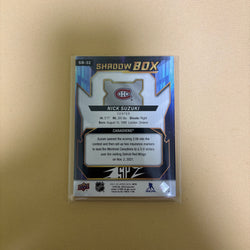 2021/22 Upper Deck SPX Nick Suzuki Shadow Box Center Montreal Canadiens SB-32 Sports Card