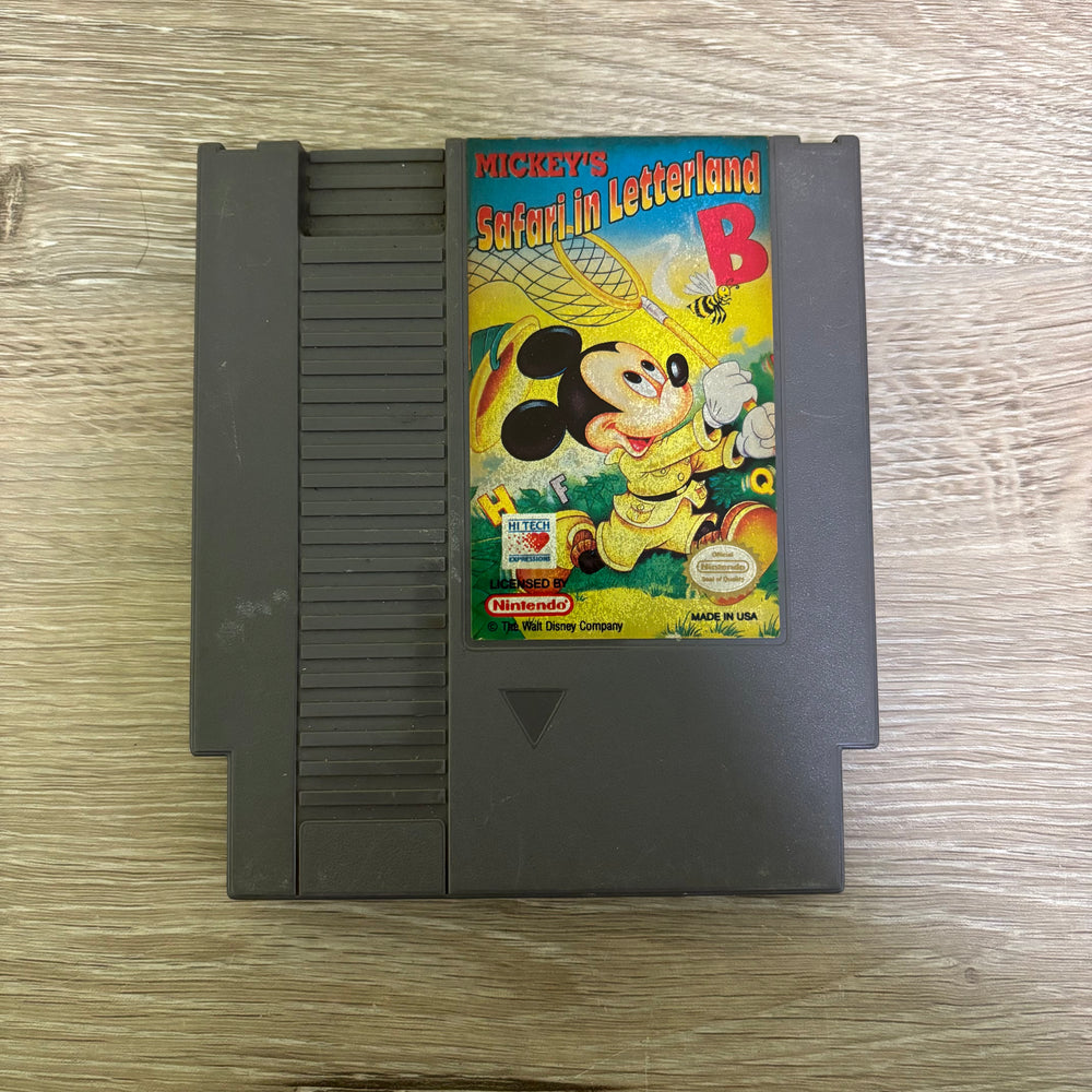 Mickey's Safari in Letterland NES