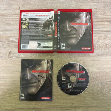 Metal Gear Solid 4 Guns of the Patriots Playstation 3