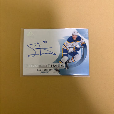 2024 UPPER DECK SP AUTHENTIC #SOTT-SL SAM LAFFERTY SIGN OF THE TIMES AUTO Sports Card