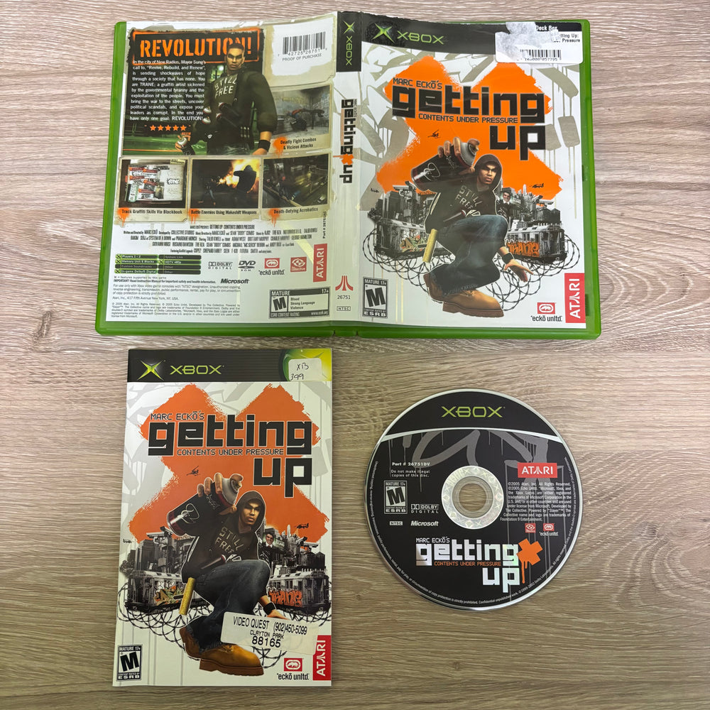 Marc Ecko's Getting Up Contents Under Pressure Xbox