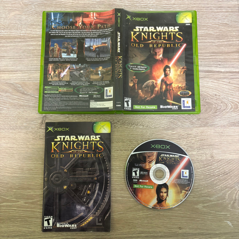 Star Wars Knights of the Old Republic Xbox
