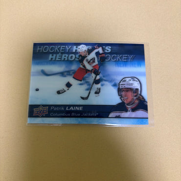 2021-22 Upper Deck Tim Hortons Patrik Laine Hockey Heroes Columbus Blue Jackets H-11 Sports Card