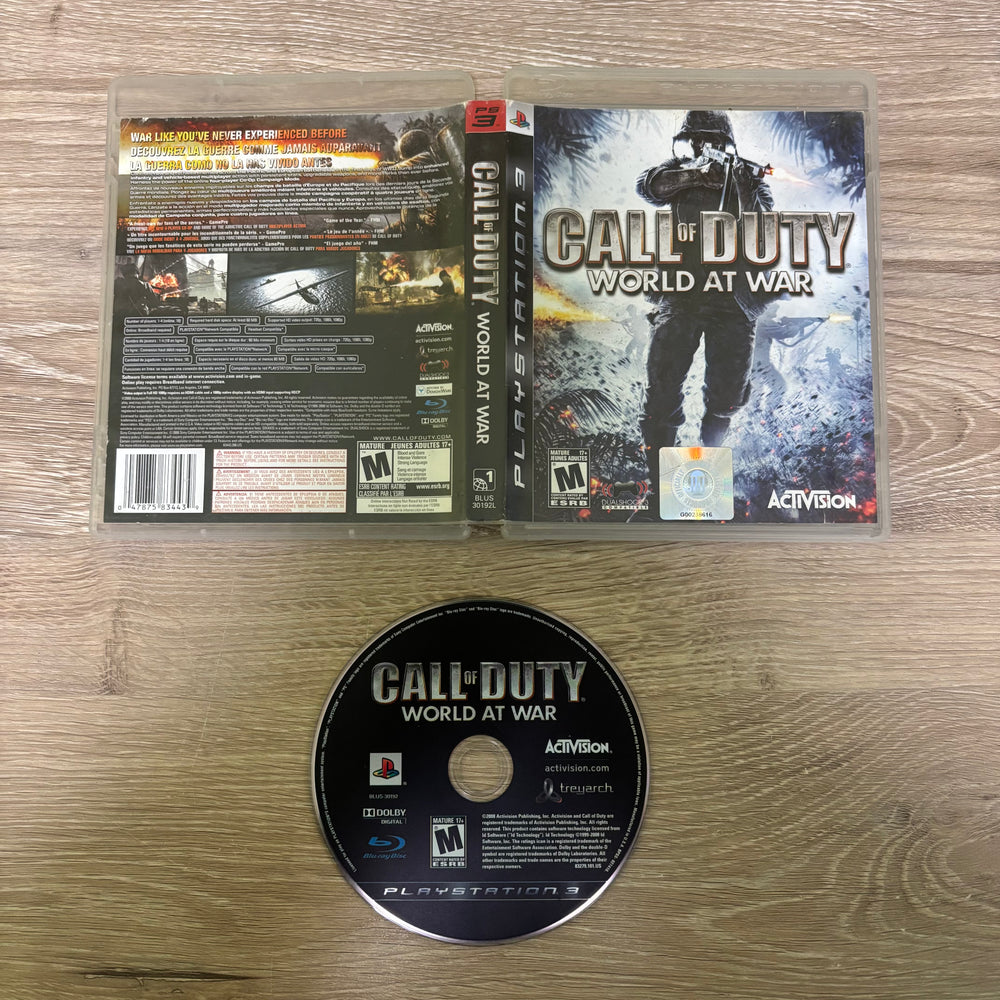 Call of Duty World at War Playstation 3