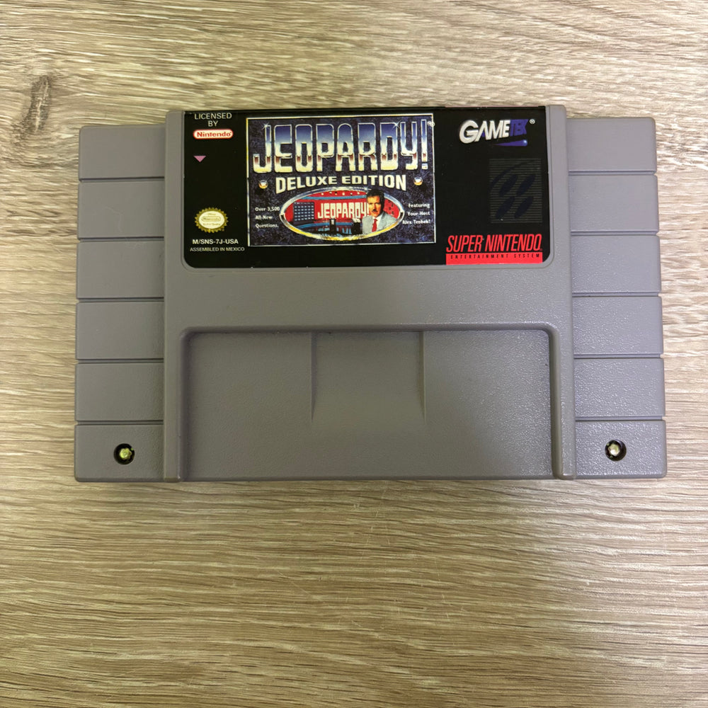 Jeopardy Deluxe Edition Super Nintendo