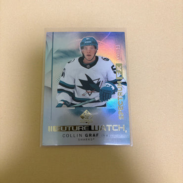 2024 SP AUTHENTIC #S-45 COLLIN GRAF SPECTRUM FX FUTURE WATCH RC ROOKIE Sports Card