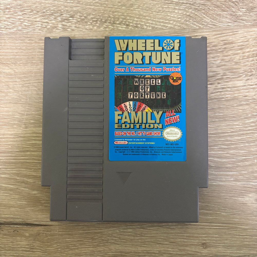 Wheel of Fortune Family Edition NES