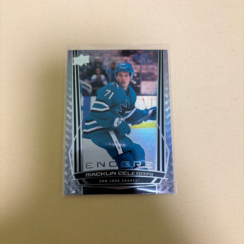 2025 UPPER DECK SERIES 1 #E-10 MACKLIN CELEBRINI ENCORE Sports Card