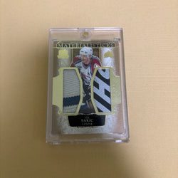 2023-24 Upper Deck The Cup Joe Sakic Materialisticks /25 Colorado Avalanche MS-JS Sports Card