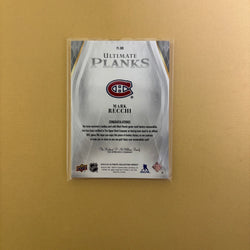 2023/24 Upper Deck Ultimate Collection Ultimate Planks Mark Recchi /49 Montreal Canadiens PL-MR Sports Card