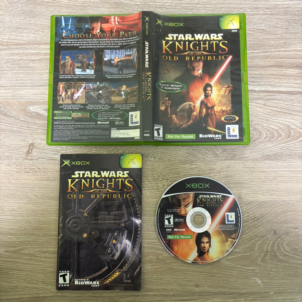 Star Wars Knights of the Old Republic Xbox