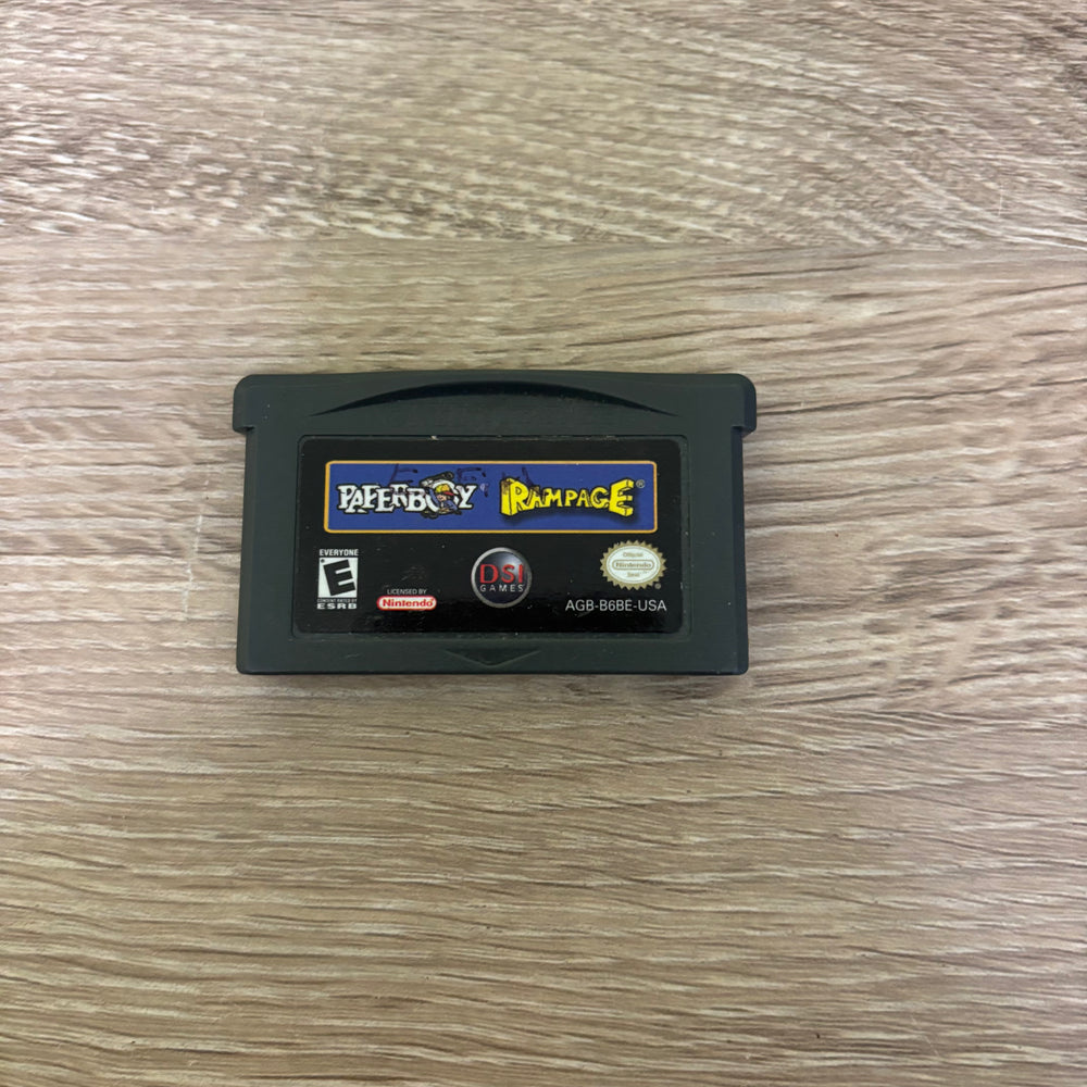 Paperboy & Rampage GameBoy Advance