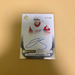 Jonatan Berggren 2024-25 Upper Deck SP Authentic Curated Signatures #SPC-JB /299 Sports Card