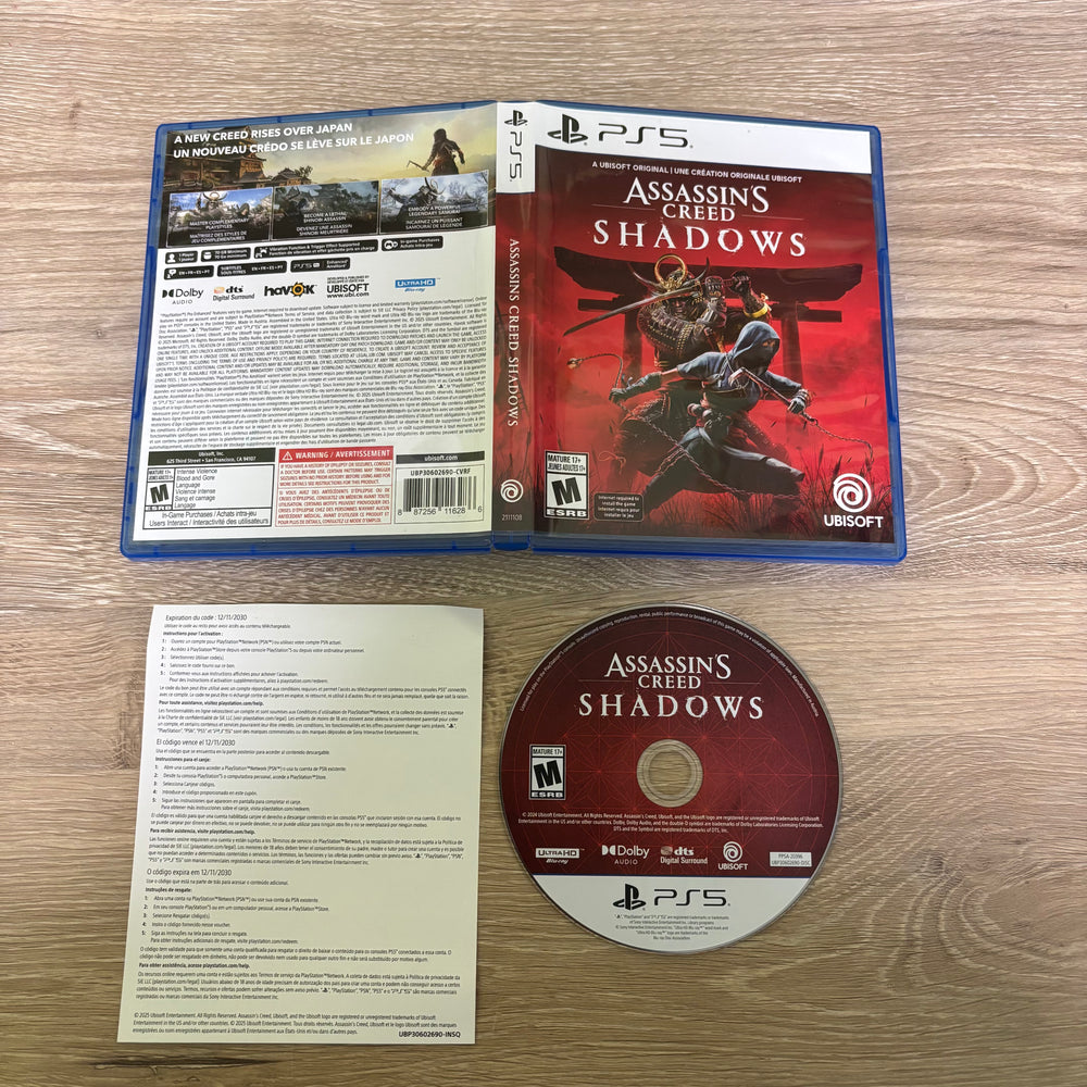 Assassin's Creed Shadows Playstation 5