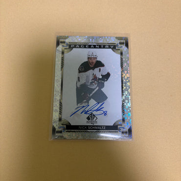 2024-25 SP Authentic Pageantry Auto Nick Schmaltz Utah Hockey Club Sports Card