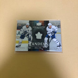2024/25 Upper Deck Exquisite Collection Exquisite Tandems Auston Matthews/Mitch Marner /299 Toronto Maple Leafs  ET-MM Sports Card