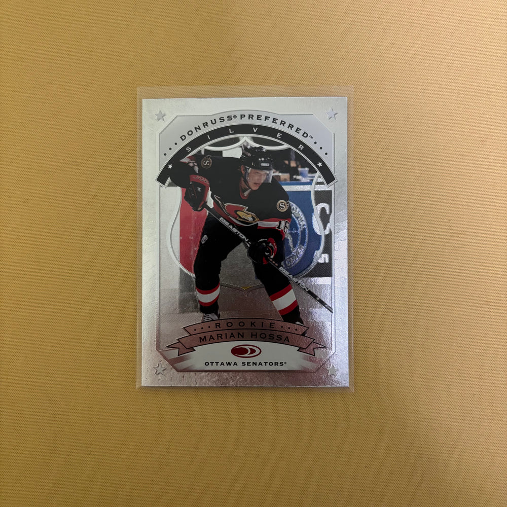 1997/98 Donruss Preferred Marian Hossa Silver Rookie Ottawa Senators #162 Sports Card