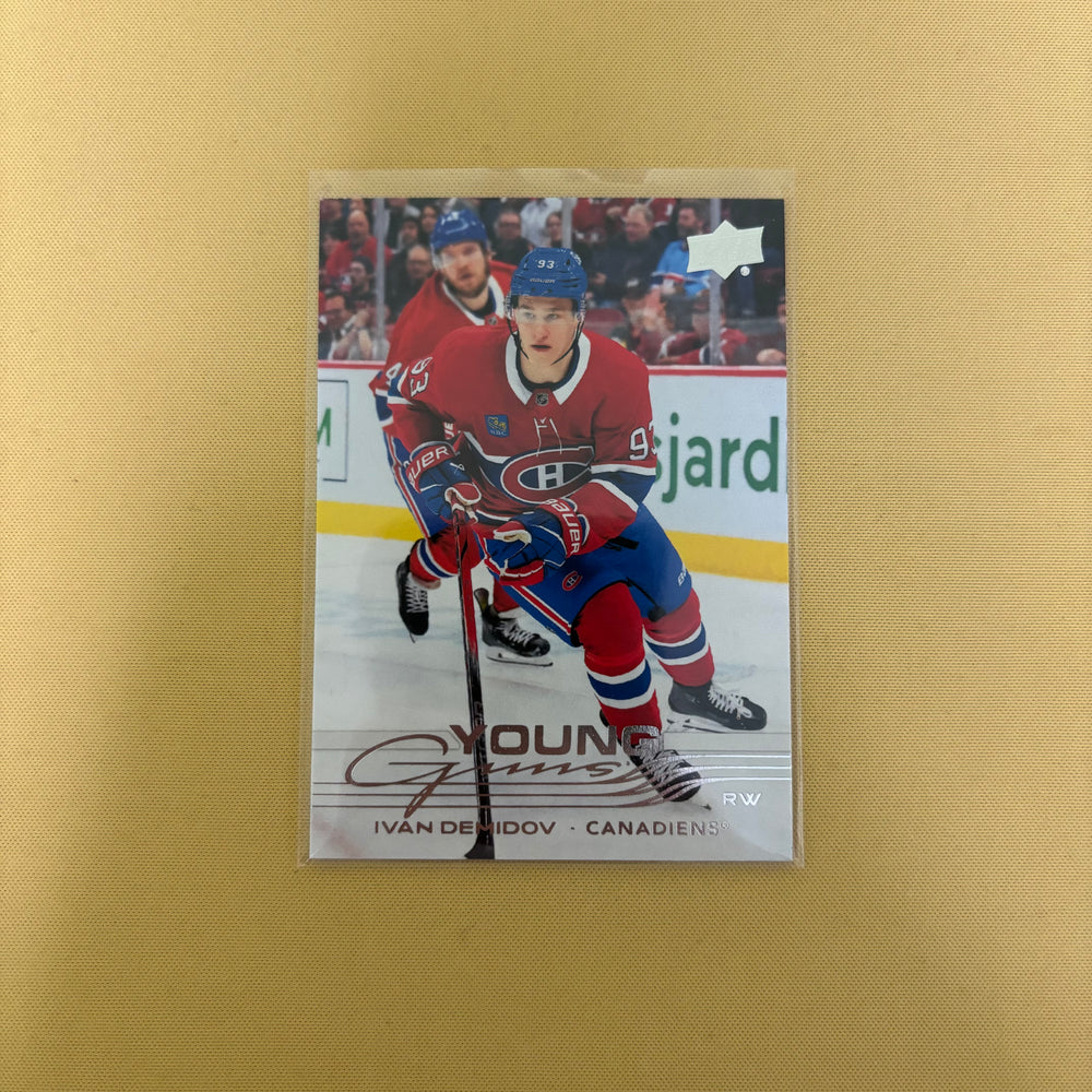2025-26 Upper Deck Series 1 Ivan Demidov Young Gun Canadiens #205 Sports Card