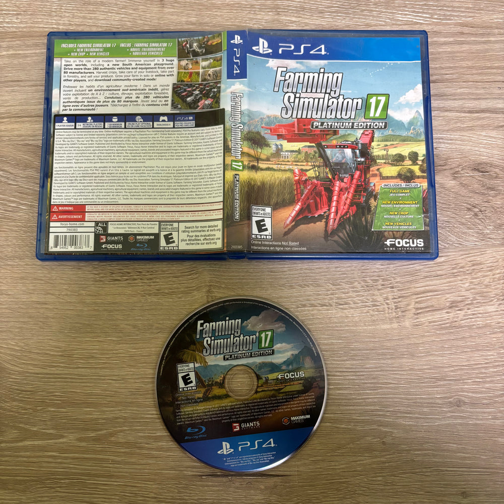 Farming Simulator 17 Platinum Edition Playstation 4