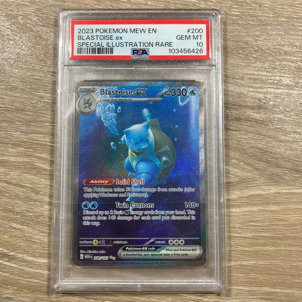 Blastoise ex (200/165) [Scarlet & Violet 151] PSA 10 (103456426) Graded Card