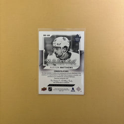 2024/25 Upper Deck SP Authentic Auston Matthews Marks Of Distinction Auto /25 Toronto Maple Leafs MD-AM Sports Card