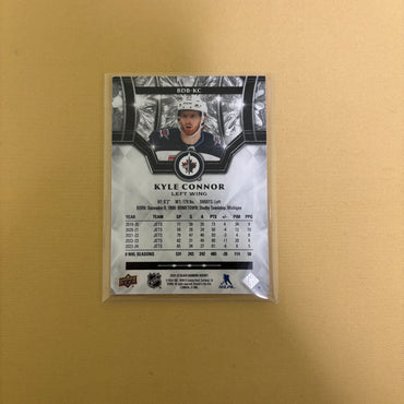 Kyle Connor 2024-25 Upper Deck Black Diamond Base Card #105/349 Sports Card