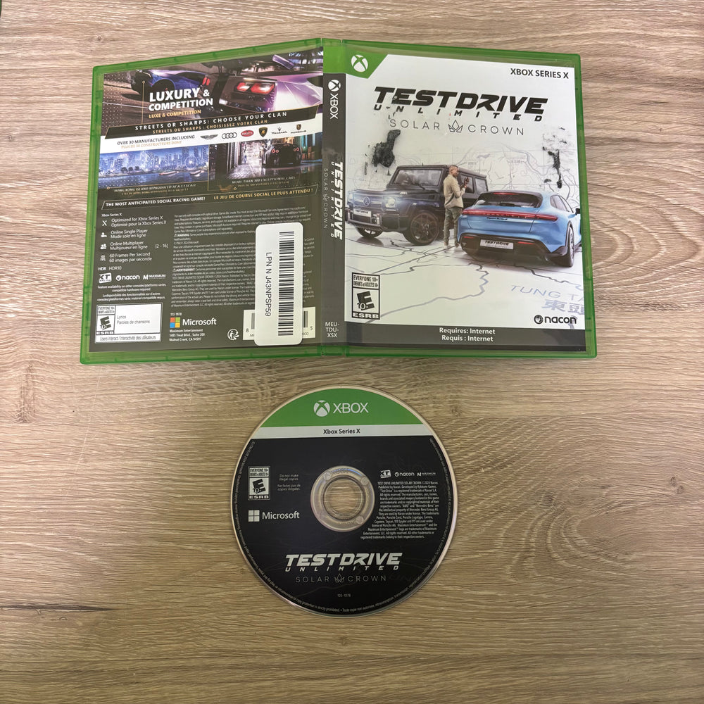 Test Drive Unlimited Solar Crown Xbox Series X