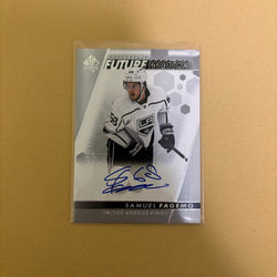 2022-23 SP Authentic Samuel Fagemo RC Future Watch Auto #702/999 Kings Sports Card